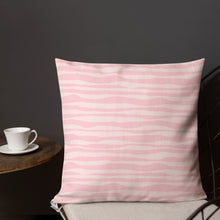 Load image into Gallery viewer, Paris Pink Geo Waves Pillow
