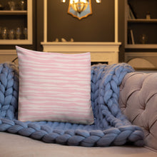 Load image into Gallery viewer, Paris Pink Geo Waves Pillow
