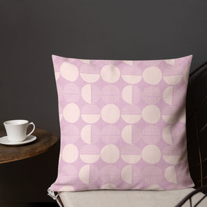 Lunar Modern Circles Pillow