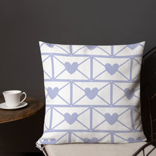 Load image into Gallery viewer, Love Letters Lavender Print Pillow
