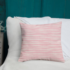 Paris Pink Geo Waves Pillow