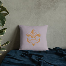 Load image into Gallery viewer, De Lis Grey Pillow
