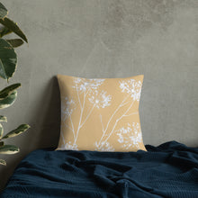 Load image into Gallery viewer, COASTAL Sand Floral Pillow
