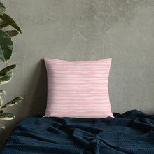 Load image into Gallery viewer, Paris Pink Geo Waves Pillow
