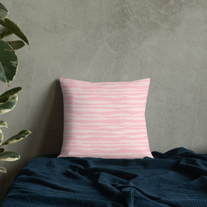 Paris Pink Geo Waves Pillow