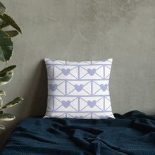 Load image into Gallery viewer, Love Letters Lavender Print Pillow
