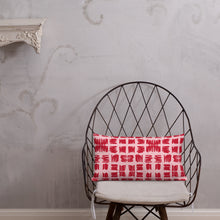 Load image into Gallery viewer, Love Letters Red Print Pillow
