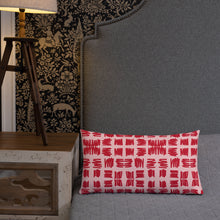 Load image into Gallery viewer, Love Letters Red Print Pillow
