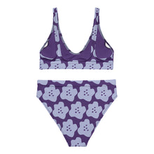 Load image into Gallery viewer, LAVENDER FLOWER Recycled high-waisted bikini
