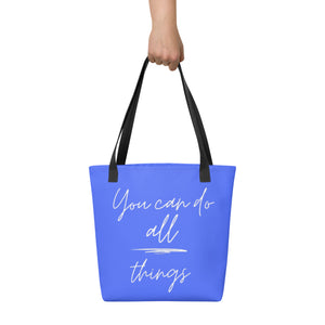 YOU CAN DO ALL THINGS Tote bag