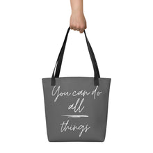 Load image into Gallery viewer, YOU CAN DO ALL THINGS Tote bag
