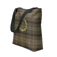 Load image into Gallery viewer, ROYAL TOAST TARTAN PLAID Tote bag
