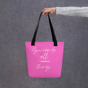 YOU CAN DO ALL THINGS Tote bag