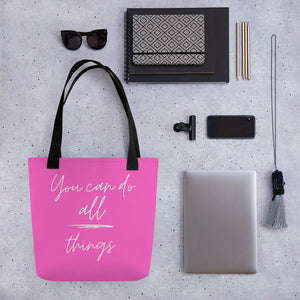 YOU CAN DO ALL THINGS Tote bag