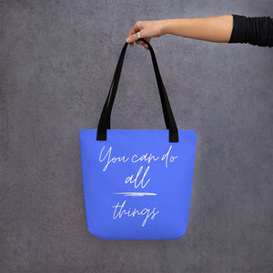 YOU CAN DO ALL THINGS Tote bag