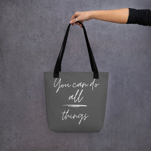 YOU CAN DO ALL THINGS Tote bag