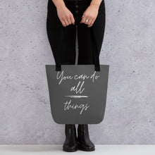 Load image into Gallery viewer, YOU CAN DO ALL THINGS Tote bag
