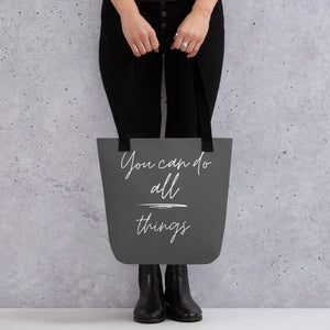 YOU CAN DO ALL THINGS Tote bag