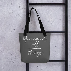 YOU CAN DO ALL THINGS Tote bag