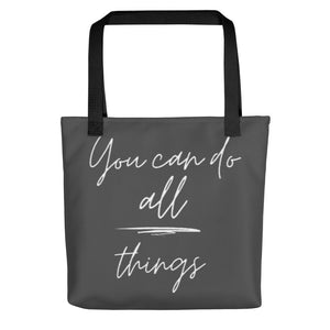 YOU CAN DO ALL THINGS Tote bag