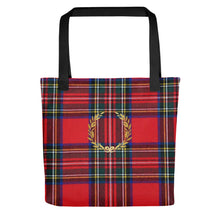 Load image into Gallery viewer, RED PLAID Tote bag
