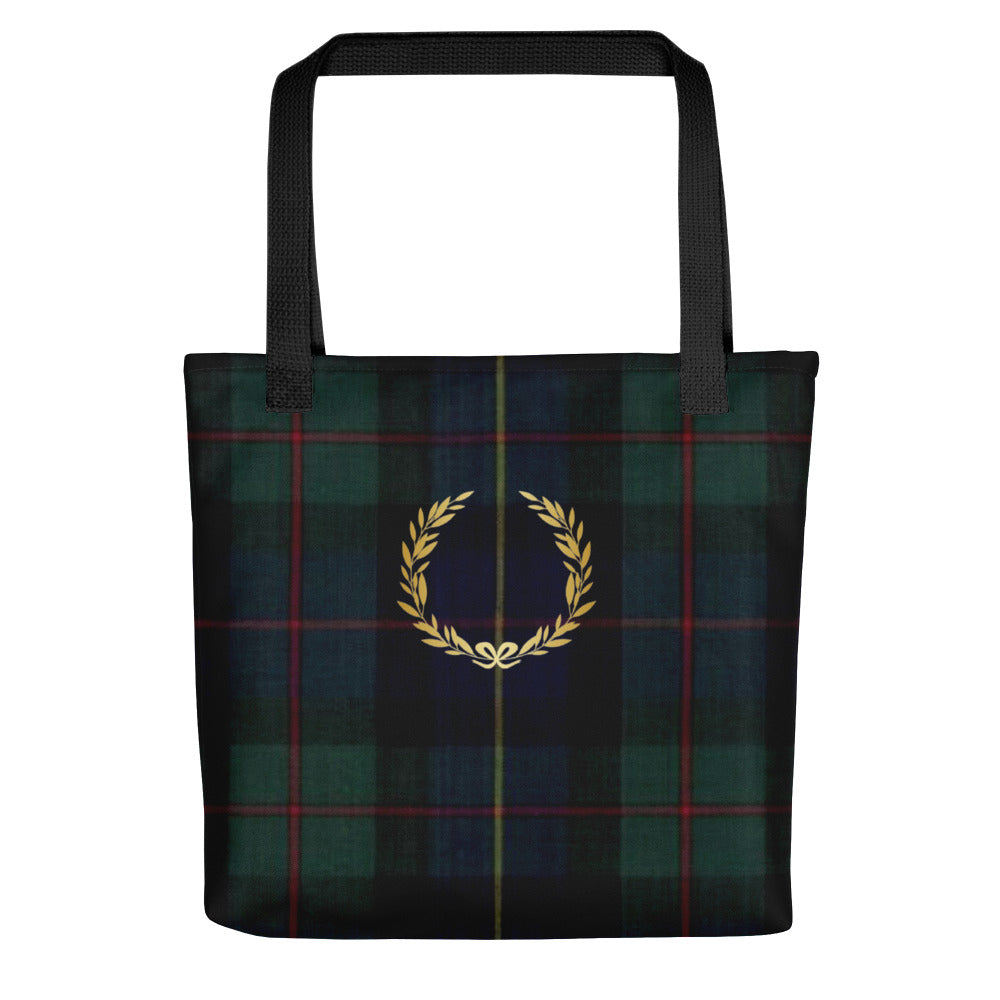 ROYAL NAVY TARTAN PLAID Tote bag