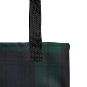 ROYAL GREEN TARTAN PLAID Tote bag