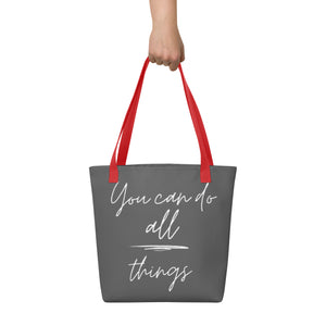 YOU CAN DO ALL THINGS Tote bag