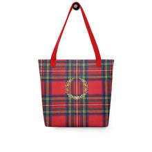 Load image into Gallery viewer, RED PLAID Tote bag
