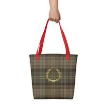 Load image into Gallery viewer, ROYAL TOAST TARTAN PLAID Tote bag
