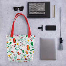 Load image into Gallery viewer, FIELD OF FLOWERS Tote bag
