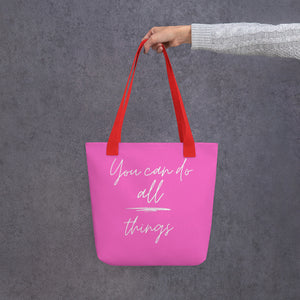 YOU CAN DO ALL THINGS Tote bag