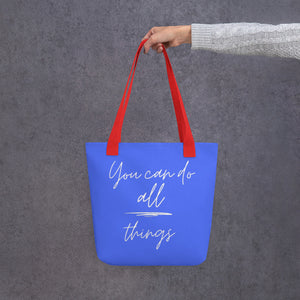 YOU CAN DO ALL THINGS Tote bag