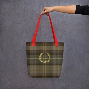 ROYAL TOAST TARTAN PLAID Tote bag