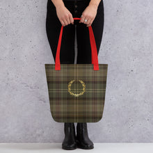 Load image into Gallery viewer, ROYAL TOAST TARTAN PLAID Tote bag
