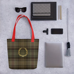 ROYAL TOAST TARTAN PLAID Tote bag