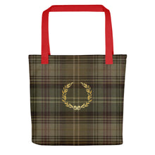 Load image into Gallery viewer, ROYAL TOAST TARTAN PLAID Tote bag
