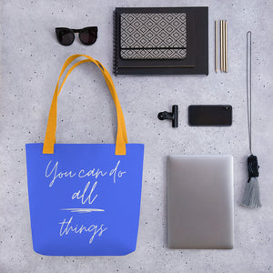 YOU CAN DO ALL THINGS Tote bag