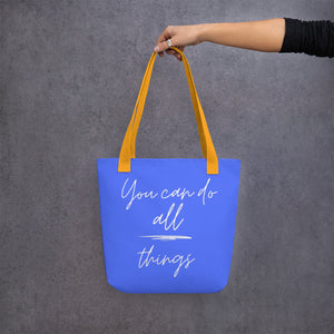 YOU CAN DO ALL THINGS Tote bag