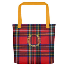 Load image into Gallery viewer, RED PLAID Tote bag
