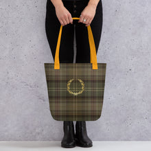 Load image into Gallery viewer, ROYAL TOAST TARTAN PLAID Tote bag
