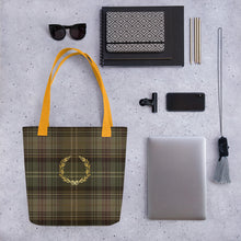 Load image into Gallery viewer, ROYAL TOAST TARTAN PLAID Tote bag
