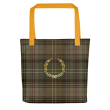 Load image into Gallery viewer, ROYAL TOAST TARTAN PLAID Tote bag
