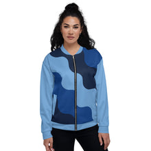 Load image into Gallery viewer, FLUID Unisex Bomber Jacket
