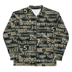 NEW YORK Unisex Bomber Jacket