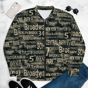 NEW YORK Unisex Bomber Jacket