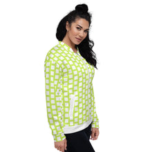 Load image into Gallery viewer, LIME Unisex Bomber Jacket
