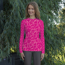 Load image into Gallery viewer, LE ROUGE MODERN Women&#39;s Rash Guard
