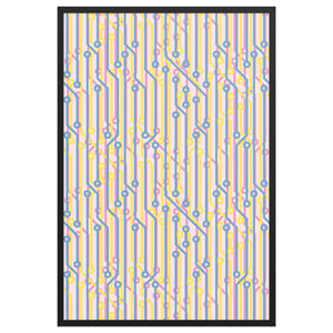 TIKI Framed matte paper poster