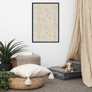 TIKI Framed matte paper poster